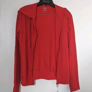 Uniqlo Airism red athletic hoodie NWT Small